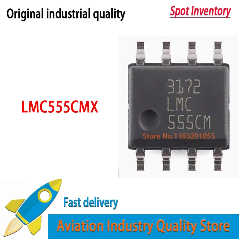 10PCS/Lot LMC555CMMX/NOPB LMC555CMM ZC5 VSSOP-8 New original LMC555CMX/NOPB   SOIC-8 New Original  In Stock