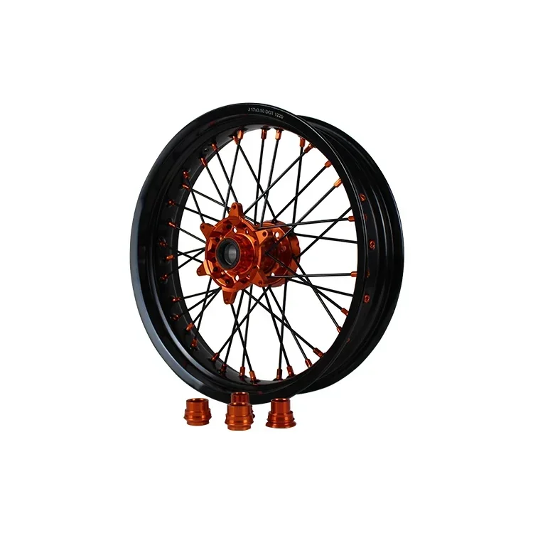 Factory High Quality Aluminum Alloy 16/17 Motorcycle wheels hoops  Supermoto wheel rims for FES TE FC FS TC 125/250/450