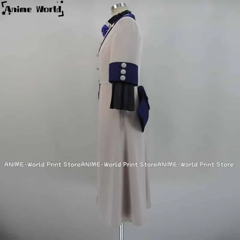 《حجم مخصص》 أزياء أنيمي السيرك Ciel Phantomhive الرمادية التأثيرية للهالوين #4