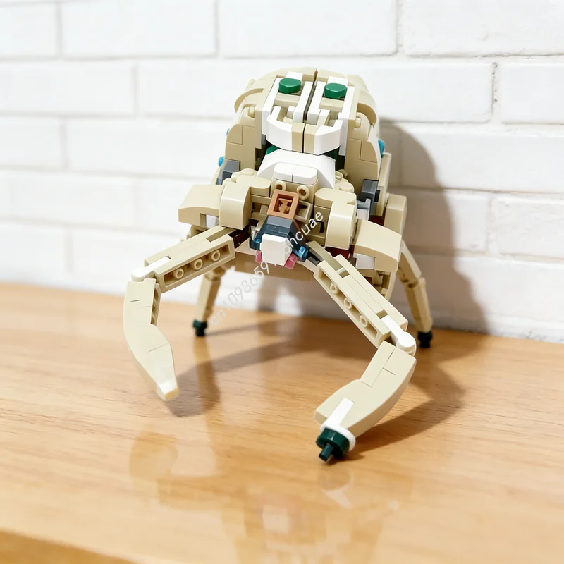 

222 детали MOC-конструктор «Трансформер Инсектон Шрапнель» (совместим с Creator 3-in-1), модель для сборки, игрушка, конструктор, идея для рождественского подарка