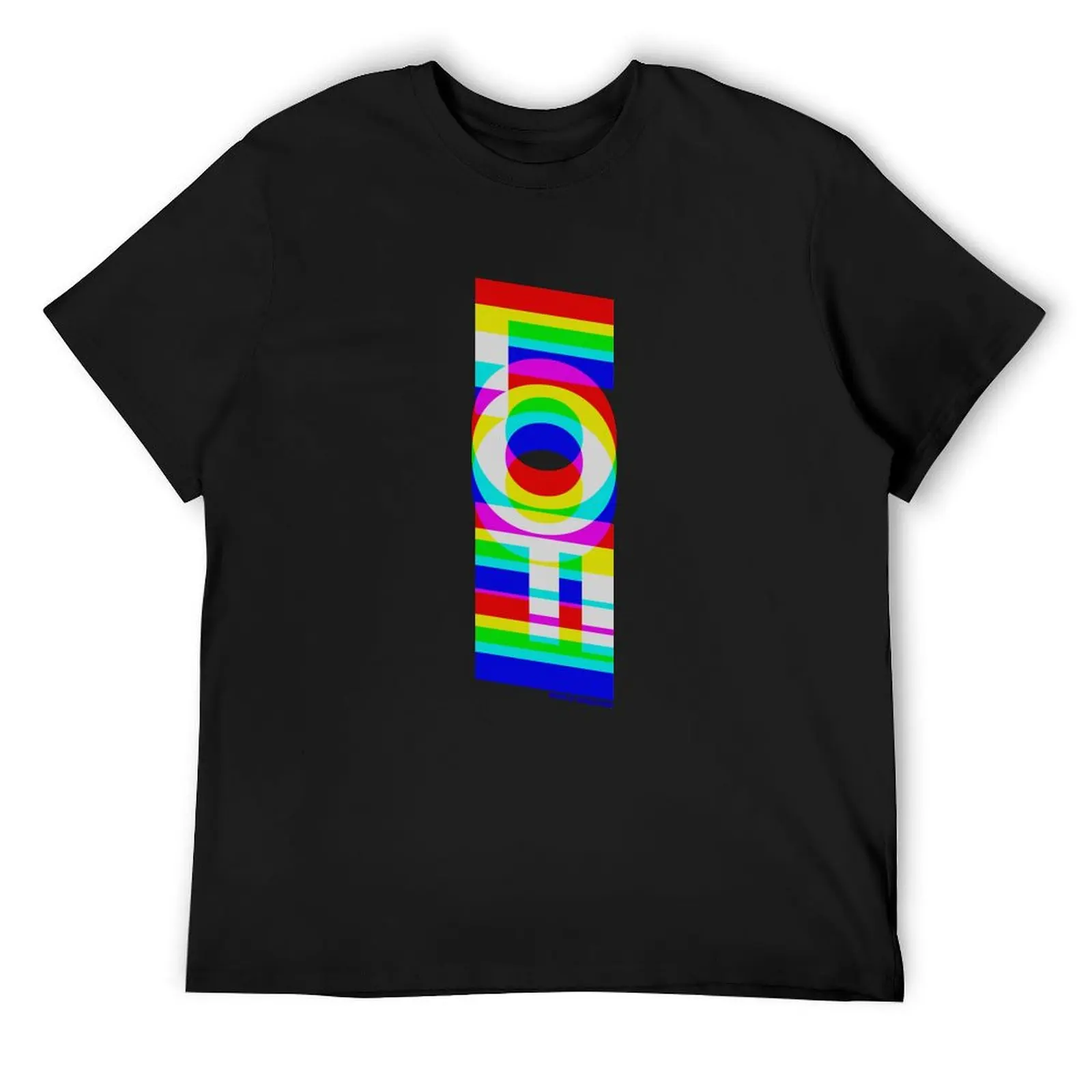 LOFI vertical T-Shirt summer tops graphic t shirts men clothes