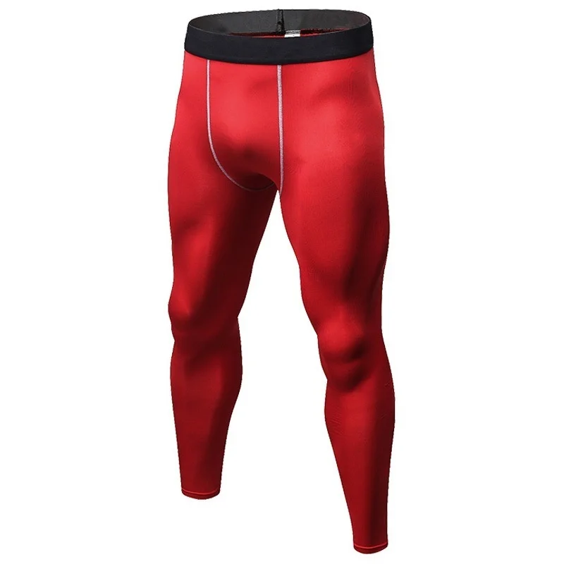 Pantaloni da allenamento attillati da uomo PRO sport Fitness pantaloni da corsa pantaloni ad asciugatura rapida Running Leggings da allenamento