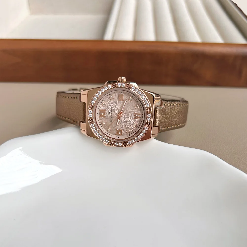 Original LuxuryWomen'S WatchExquisiteWomen'S Wristwatch Leather Strap Women'S Watch Fashionable Small Dial Women'S Trendy Watch.