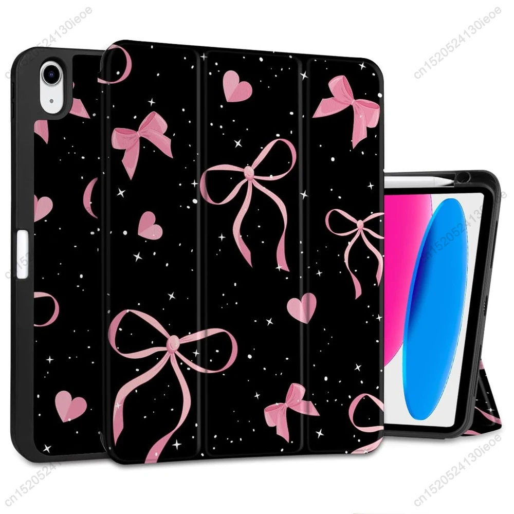 Funda con Soporte para Lápiz para iPad A16 11.ª 10.ª 10.2 9.ª 8.ª 7.ª Generación, Air 7 6 5 4, iPad Pro 11, Mini 7, Cubierta para Tablet de 10.9 Pulgadas