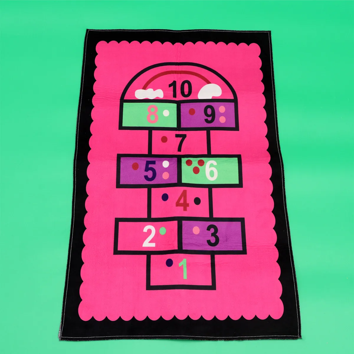 

Коврик для пола с рисунком в виде сердечек для девочек, 1 шт., мультяшный ковер с узором «Копылка», для спальни, гостиной, игровой комнаты, развивающий напольный ковер, розовый