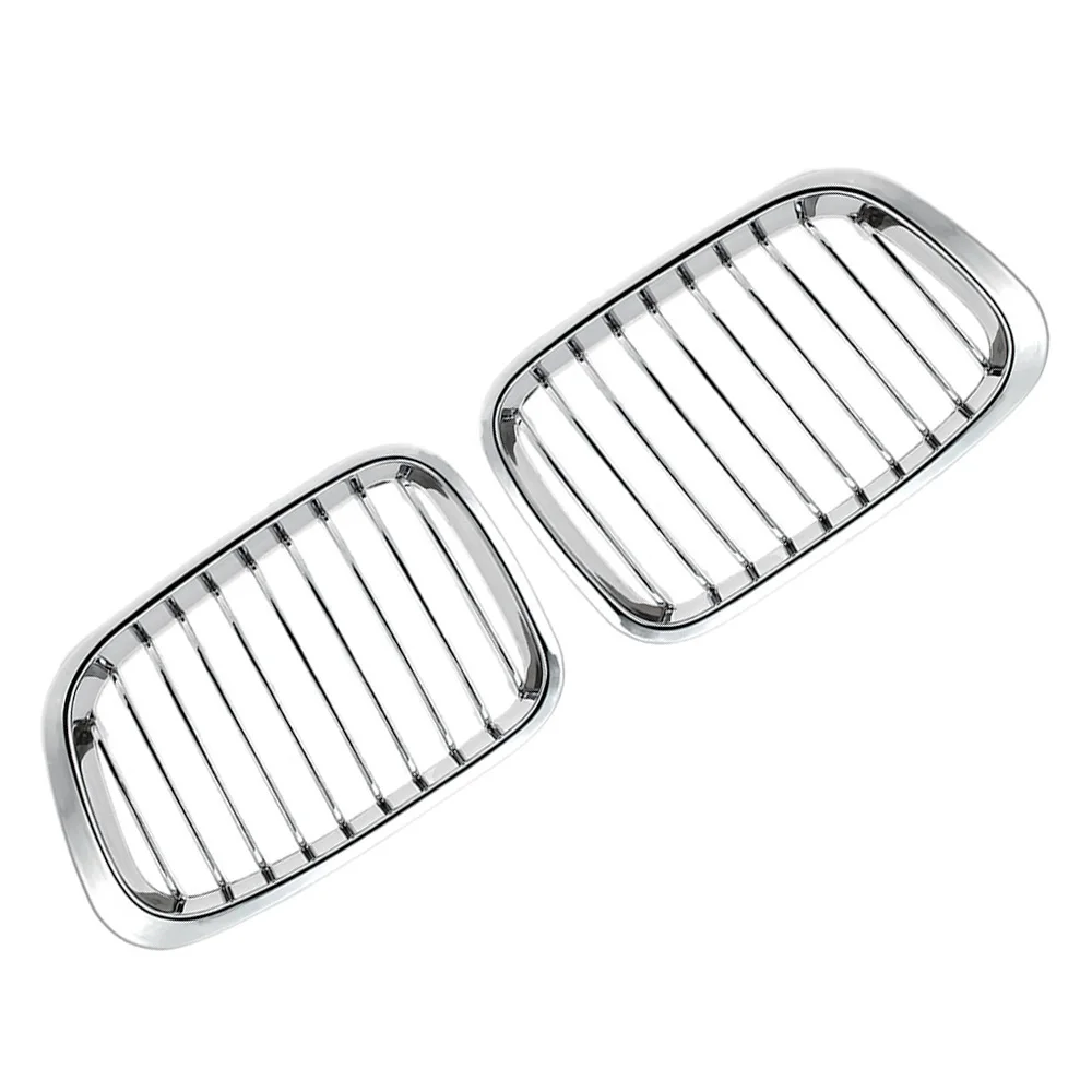 Rejilla delantera de riñón doble para BMW, accesorio cromado para el capó, modelos E46, 320i, 323i, 325i, 328i, 330i y Sedan, años 1998, 1999, 2000 y 2001