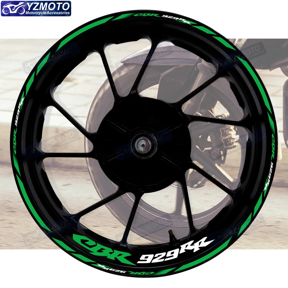 

Motorbike Racing Reflective 17 Inch Wheel Stickers Rim Stripe Tape Hub Motorcycle Decal Waterproof Decorate For Honda CBR929RR