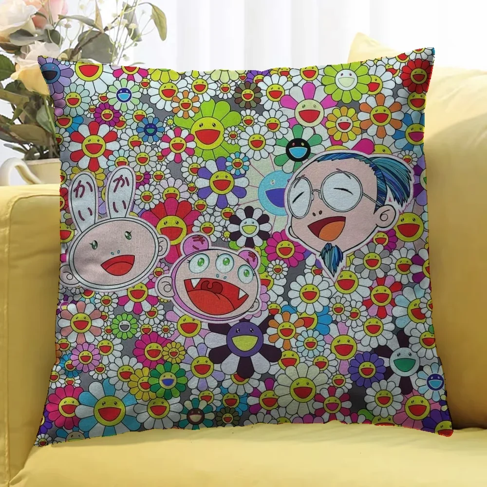 Decorative Pillowcase 40x40 T-Takashi M-Murakami Bed Pillowcases Decorative Pillow Cover for Living Room Cushions Cushion Covers