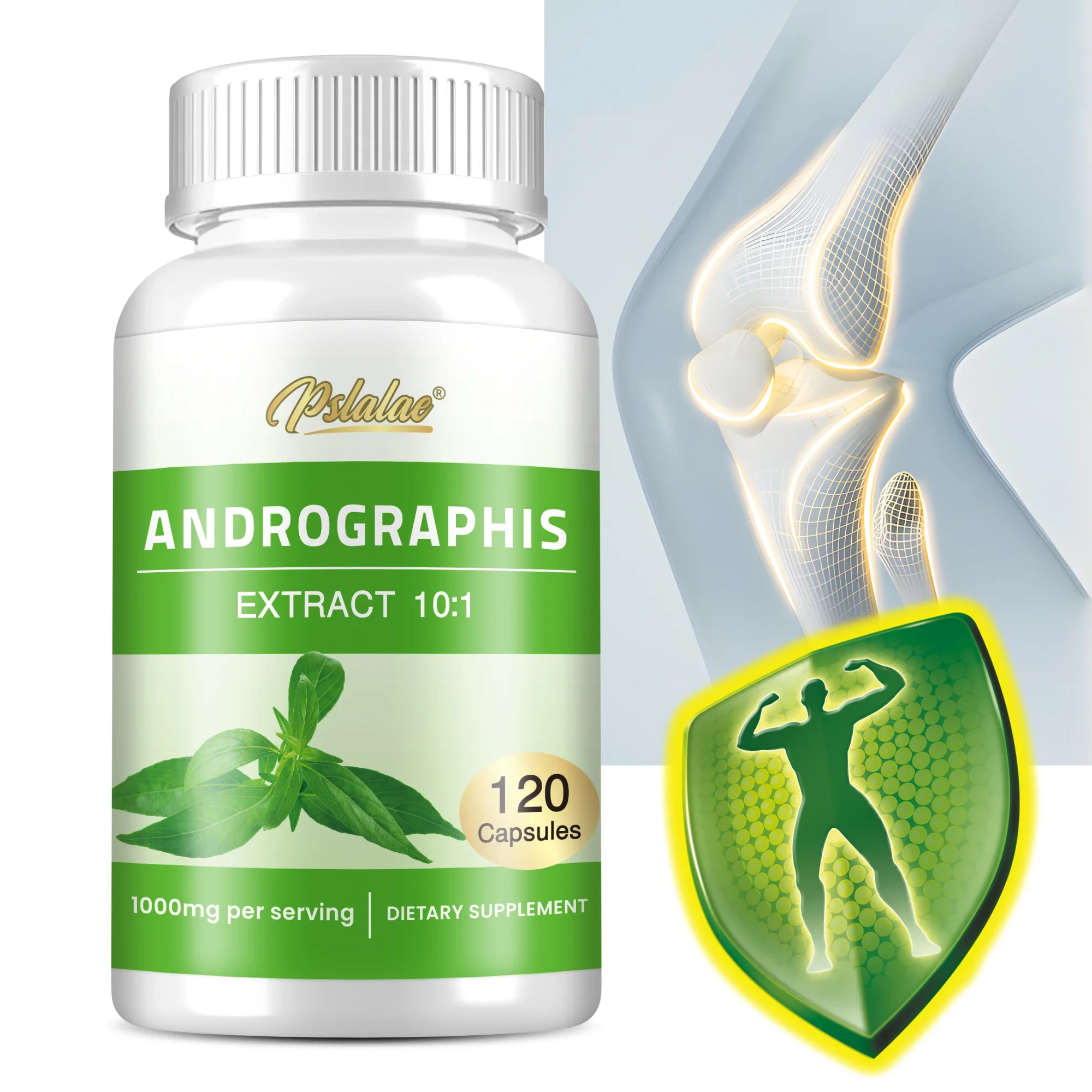 

Andrographis 1000 мг - Здоровье почек, поддерживает очищение, поддержку иммунитета и здоровье суставов - капсула без ГМО, без глютена