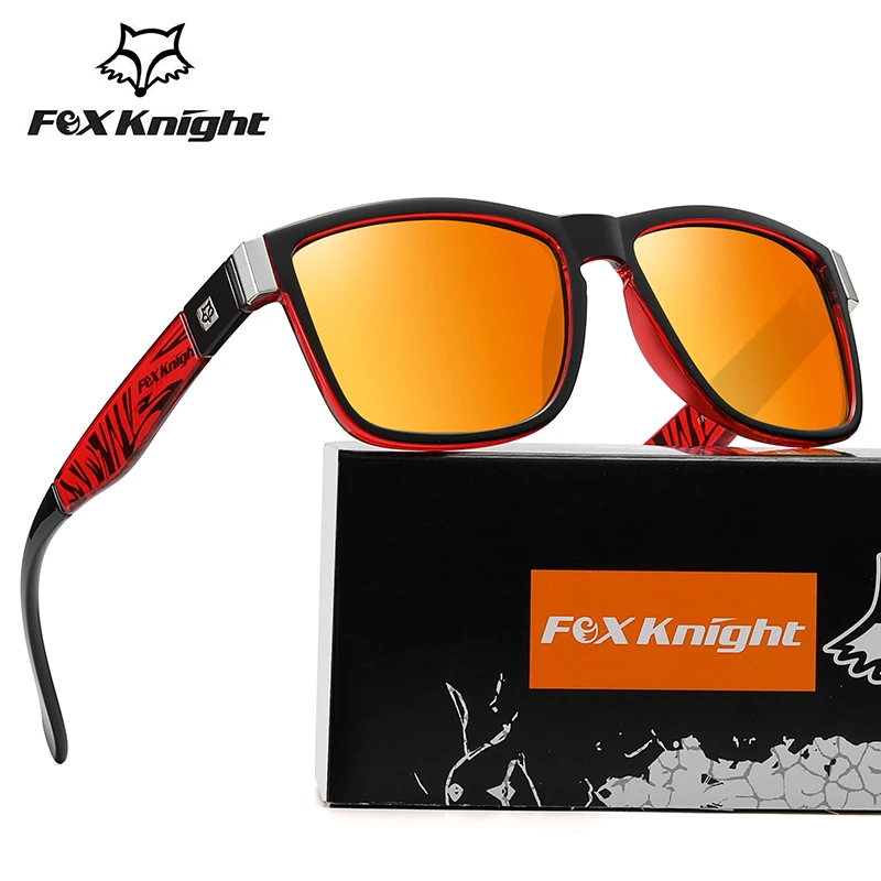 

Fox Knight New Polarized Sunglasses Men's Driving Sports Glasses Retro Fishing Designer Sunglasses Women's Sunvisor Surfing Glas