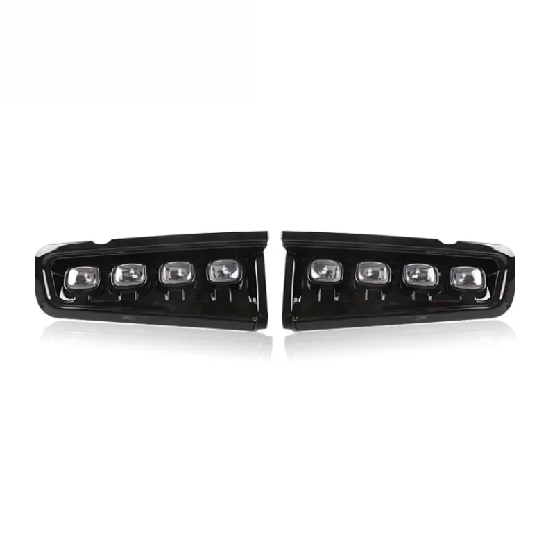 

For Ford Bronco 2021 2022 2023 2024 Car Led Front Bumper Light DRL Fog Lamp Daytime Running Light with Dynamic Amber Turn Signal