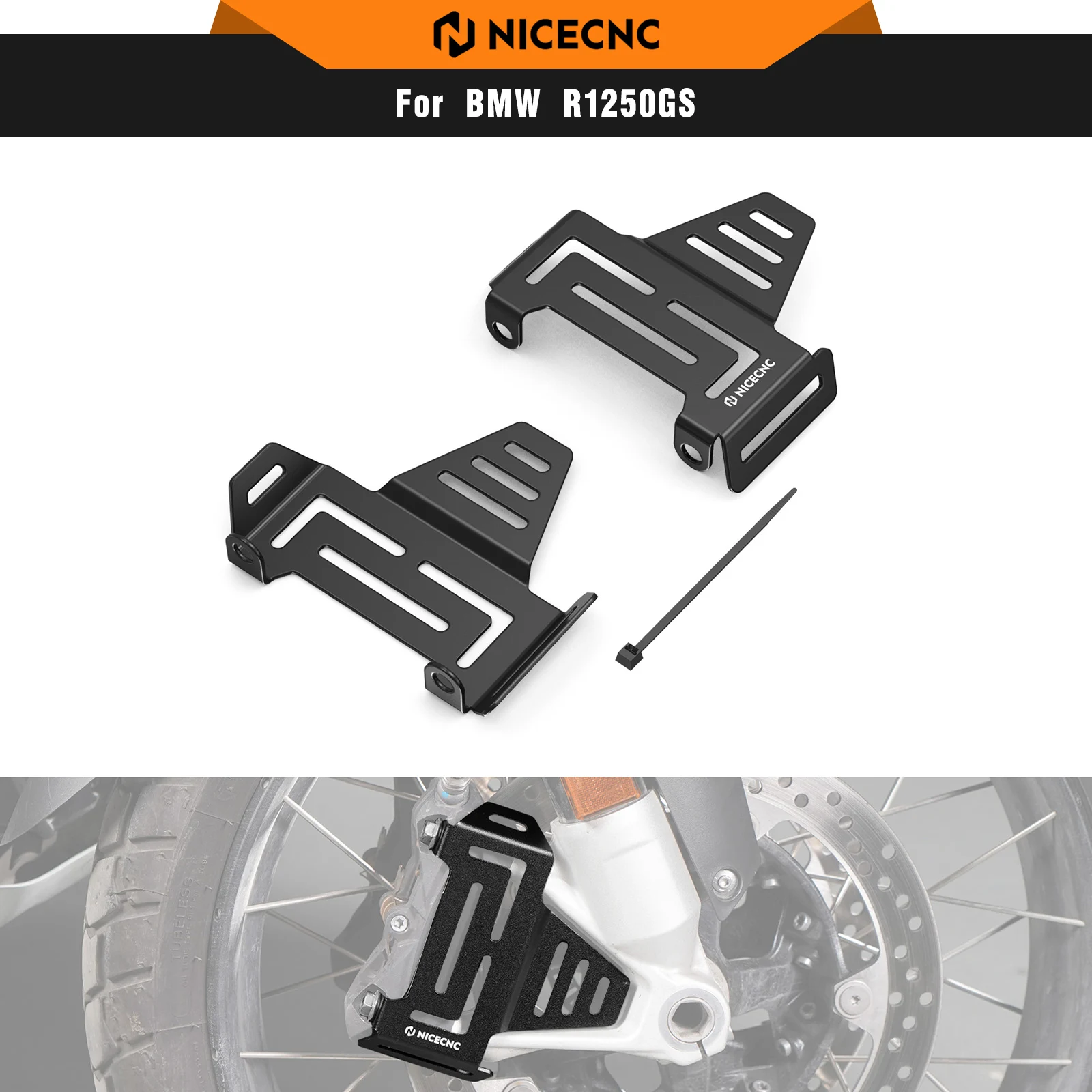 

For 2019-2024 2023 BMW R1250GS/Adventure Front Brake Caliper Guard R 1250 GS R 1250 GSA ADV R1200GS R1200GS Adventure 2013-2018