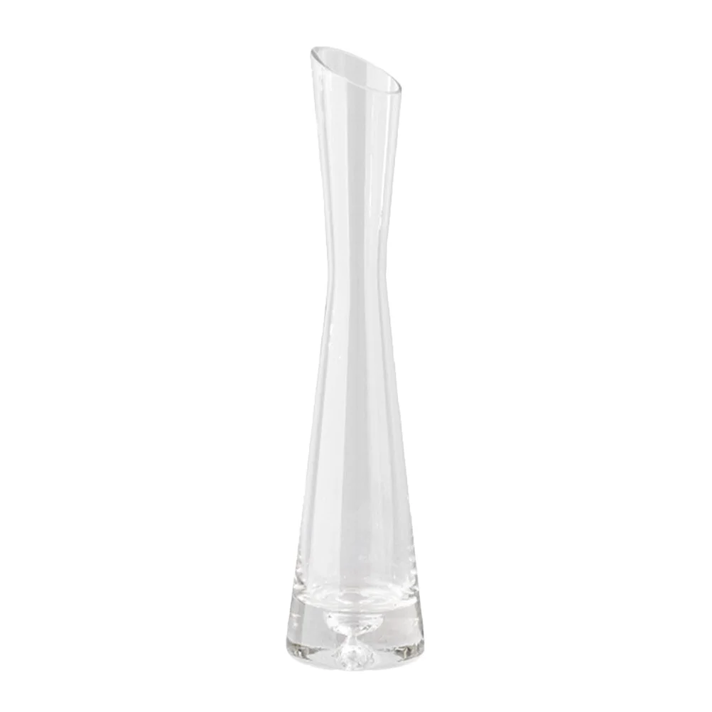

Clear Glass Flower Vase Thickened Glass Minimalist Nordic Style Living Room Desktop Decoration Hydroponic Flower Container