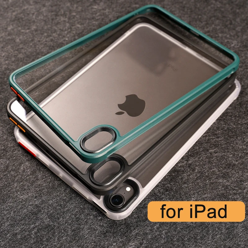 

Для iPad Air 4 5 Pro 10,2 11 12,9 13 MINI 6 7 8 9 10-го поколения, прозрачный прозрачный чехол, противоударный жесткий чехол