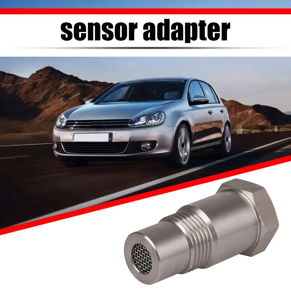 Car Check Engine Light Eliminator Oxygen Sensor Adapter with Mini Catalyst M18 x 1.5 Automobiles Parts Accessories