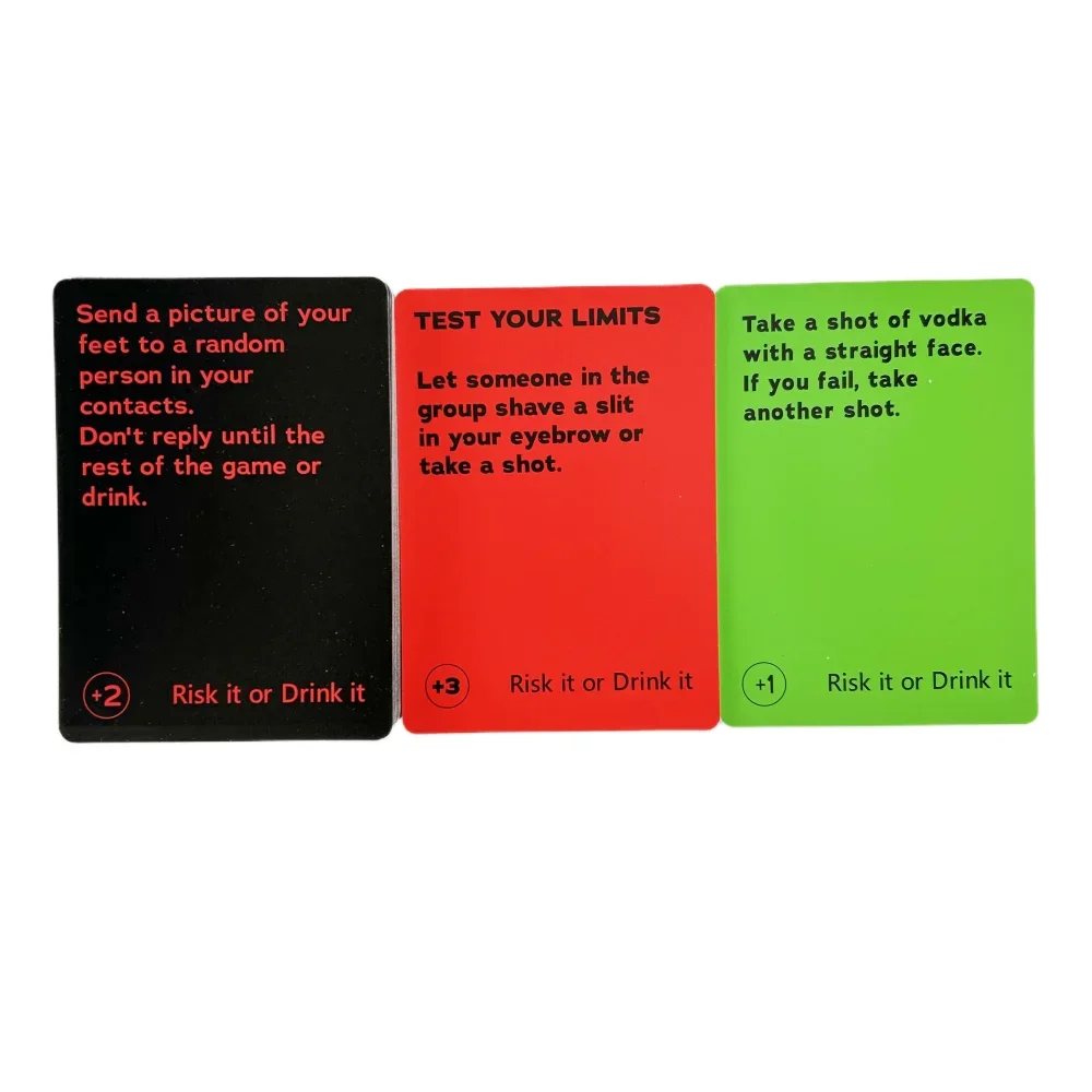 ความเสี่ยงมันหรือดื่ม เกมไพ่ เกมดื่ม Pregame Dares