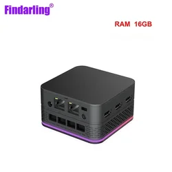 T9 Plus Quad Core Windows 11 Small Mini PC, CPU Intel N95,16GB LPDDR ,256/512GB/1TB SSD, Dual 1000M LAN ,Three HD NUC