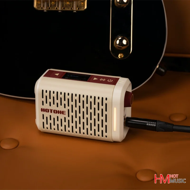 Hotone Pulze Mini Electric Guitar Acoustic Guitar Amplifier Effect Pedal Portable Bass Practice Amplifier Wireless Bluetooth