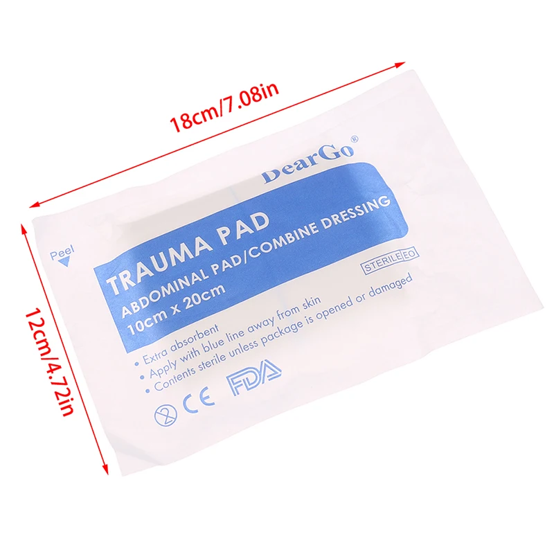 Medical Pads Haemostatic Cushion Stop Bleeding Non-woven Fabric Absorbent First Aid Kit Emergency Abdominal Pad Combine Dressing