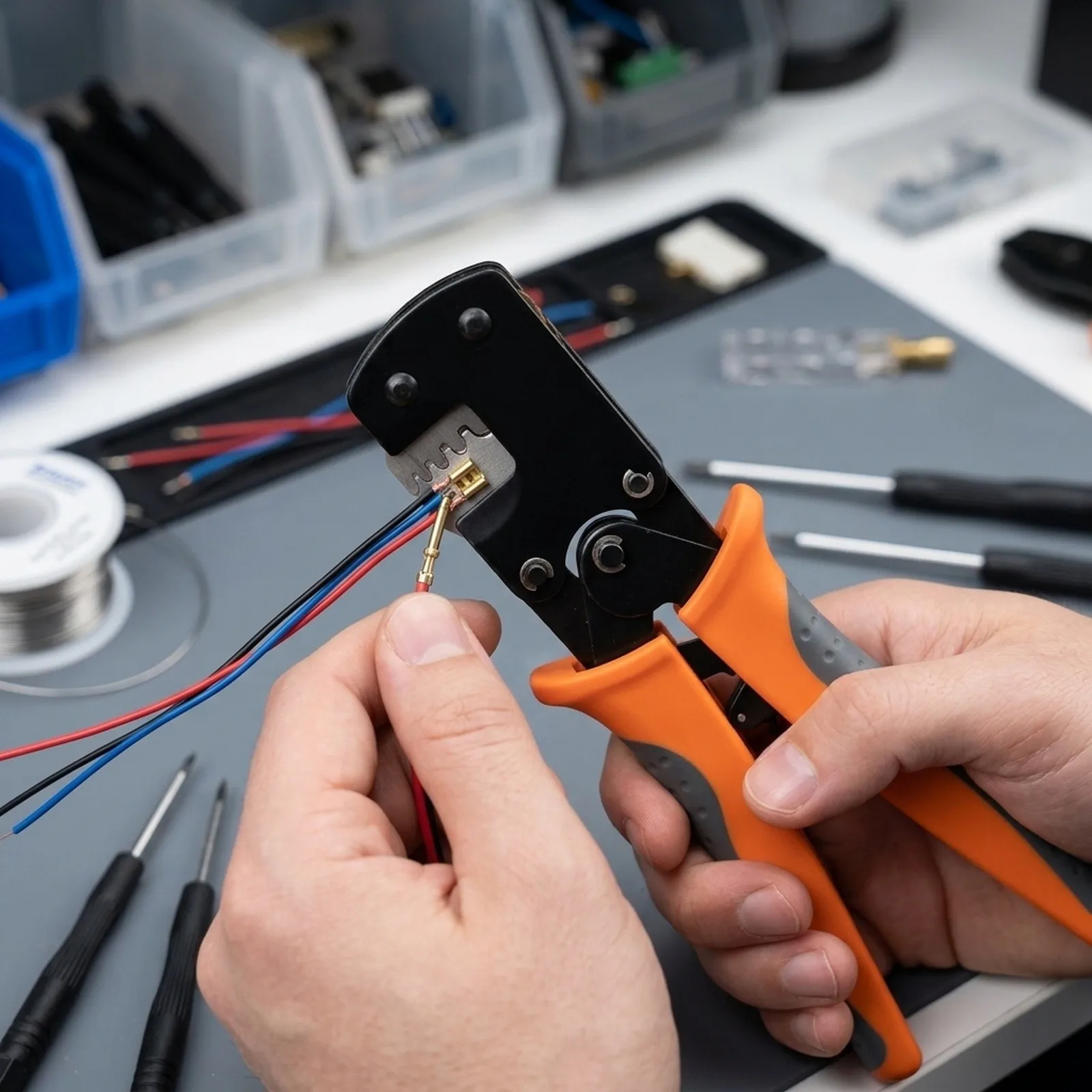 Equipment Crimping Tool 0.03-0.52mm² 1 PC 1 X Crimping Tool for iwiss IWS-3220M Micro-Connector Pin Stability Fits for molex