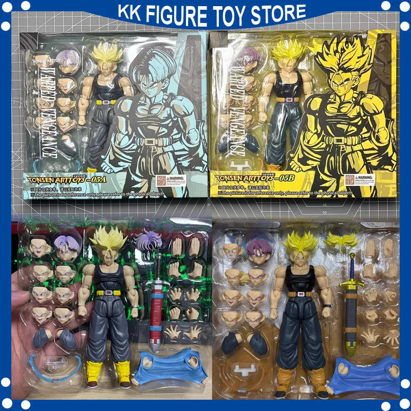 Tonsenarttoys Tonsen Arttoys Kamione Trunks 05a 05b Dragon Ball Z Super Saiyan SSJ SSJ2 Figuras de Acción de Anime, Modelos, Juguetes, Regalos