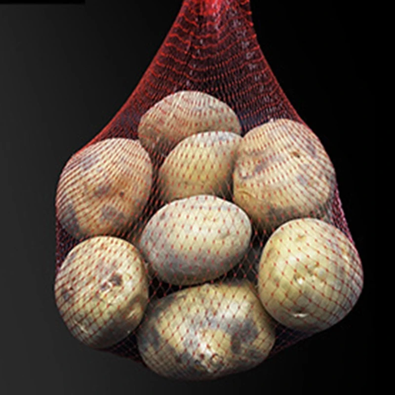 Tas Jaring Gantung Semangka 100 Buah Tas Jaring Penyimpanan Buah Dapat Digunakan Kembali untuk Sayuran Melon Madu Kerang