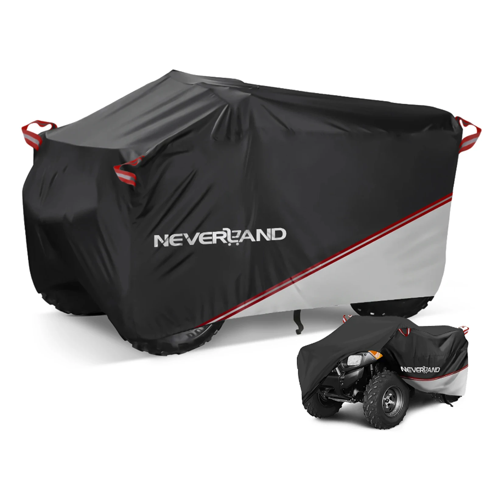 

Quad Bike ATV Cover Universal 190T Waterproof Motorcycle Vehicle Scooter Kart Motorbike Resistant Dust proof UV Covers L XL XXXL