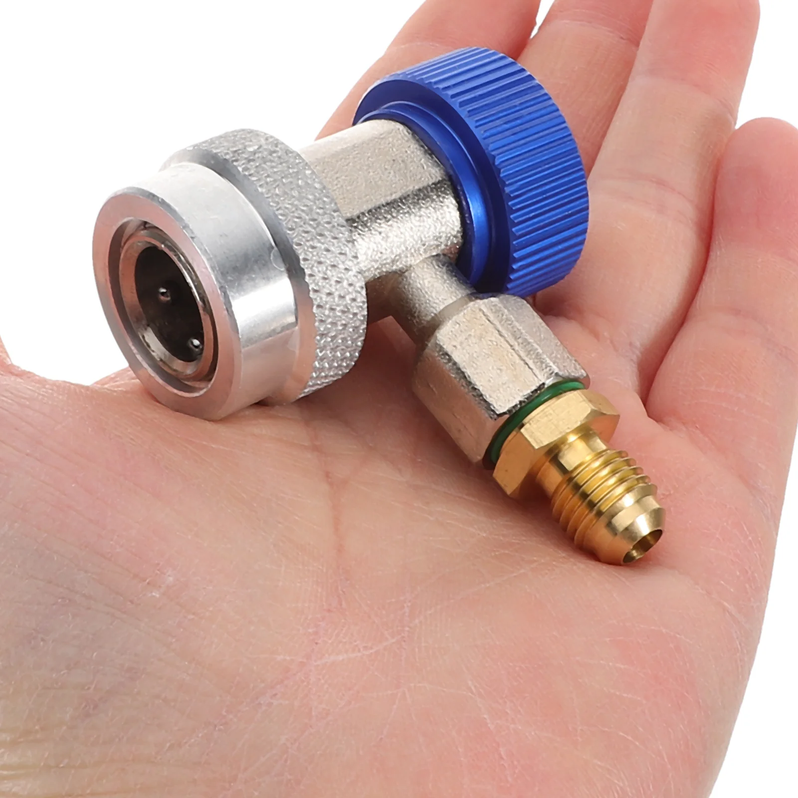 محول مقرنة تيار متردد سريع التوصيل من النحاس لنظام تكييف هواء السيارة أداة تركيب سريعة متوافقة مع متعددة #4