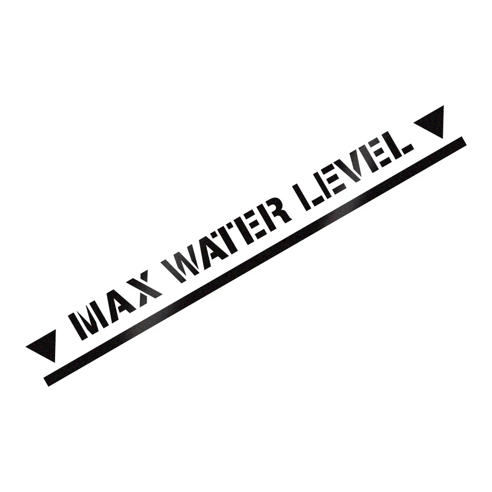 Max Water Level Car Sticker for SUZUKI Jimny Raptor Hilux Ranger Fit Offroad Military 4x4 Waterproof Vinyl Film Car Accessories