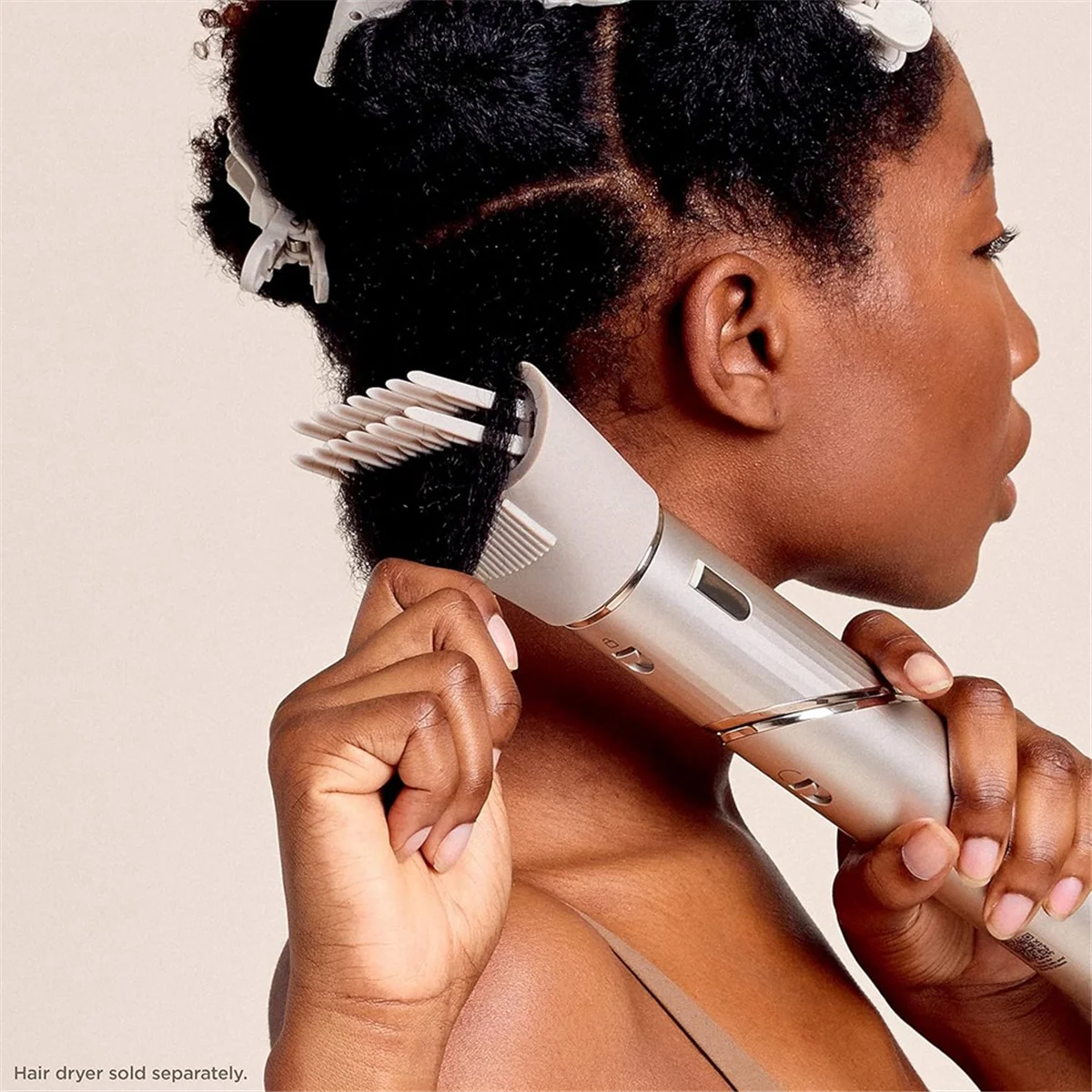 Novo para tubarão xskhd4wtca flexstyle pente de dente largo, acessório de pente de secador de sopro para sistema de estilo e secagem de ar flexstyle a