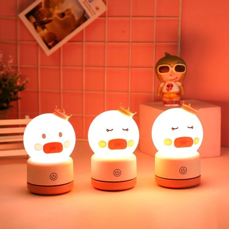 

Night Light Novelty Animal 3Level Dimmable Nursery Night lights USB Rechargeable Table Lamp for Breastfeeding Toddler Baby Decor