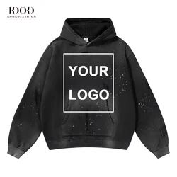 Custom Your OWN Design Printing Embroidery Hoodies Men Women DIY Your Like Photo Logo Sweatshirt Unisex Pullover 360G Thickened