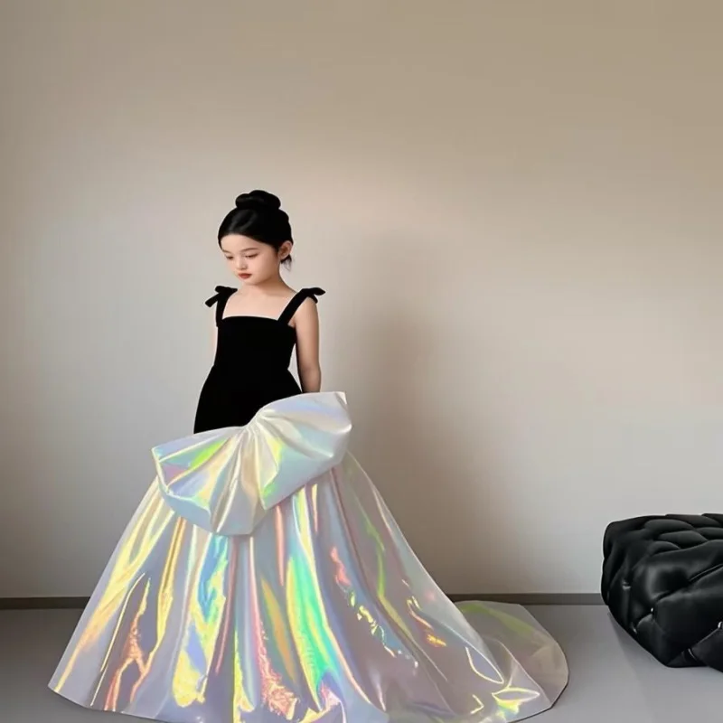

Girls Fishtail Junior Bridesmaid Dress Wedding Dress Evening Dress Small Concert Dress Birthday Concert Dress Bridesmaid/ Custom
