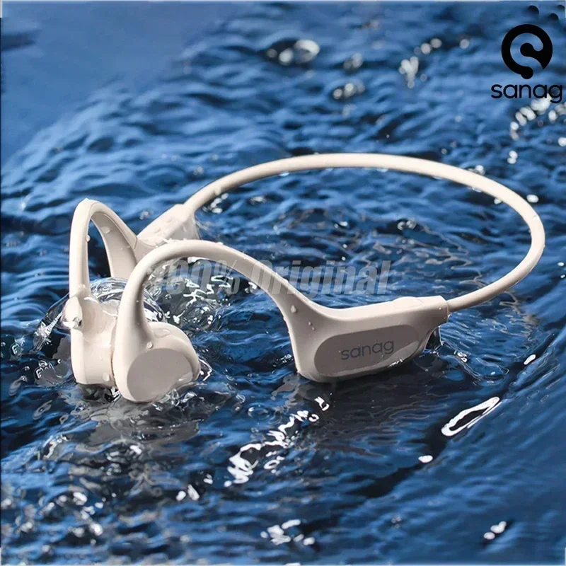 

Sanag B60s Pro Bone Conduction Earphone Runbeat Sport Waterproof Swimming Earphones Bluetooth Wireless Headphones Black Custom