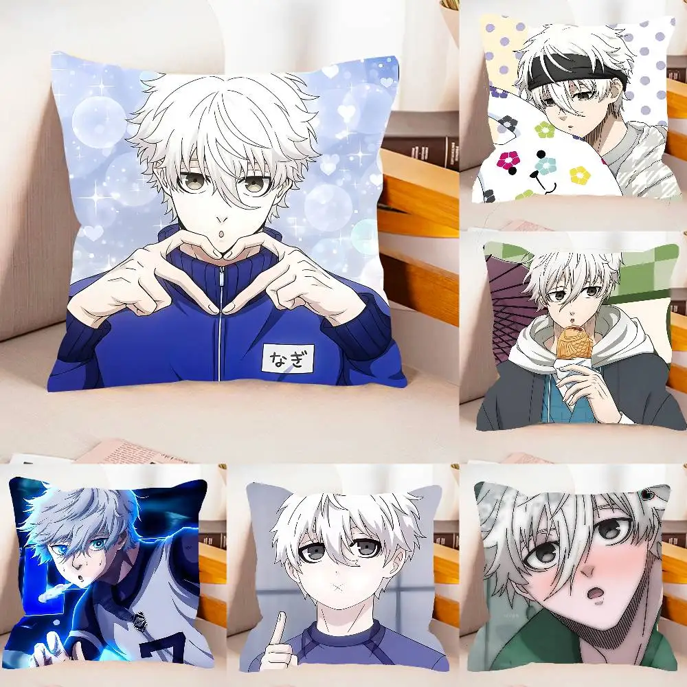 

Чехол для подушки Anime-Seishiros-Nagi из плюшевой ткани, мягкая наволочка с двусторонним принтом, чехол для подушки, подарки для дома