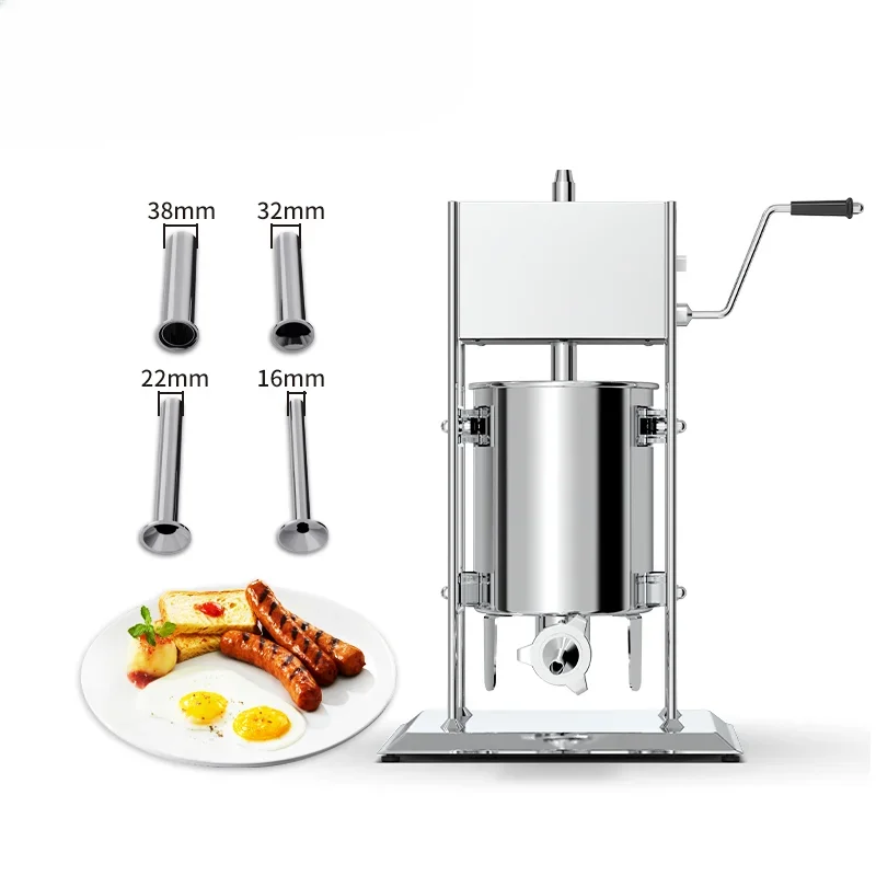 simple operation 3L 5L 7L 10L 15L various specification manual Salami sausage stuffer machine