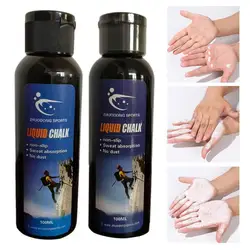 100ML Hand Grip gesso antitraspirante asciugatura rapida gesso sportivo multifunzionale magnesio gesso da palestra a lunga durata polvere liquida