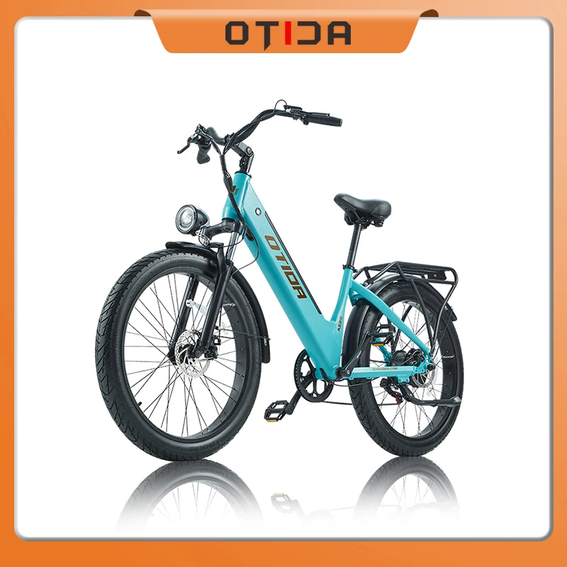 OTIDA 1000W Adults Electric Bicycle,48V20AH Battery,26 Inch Wide Tyres Men Women OFF-Road E-Mountain bike,Abundant Color