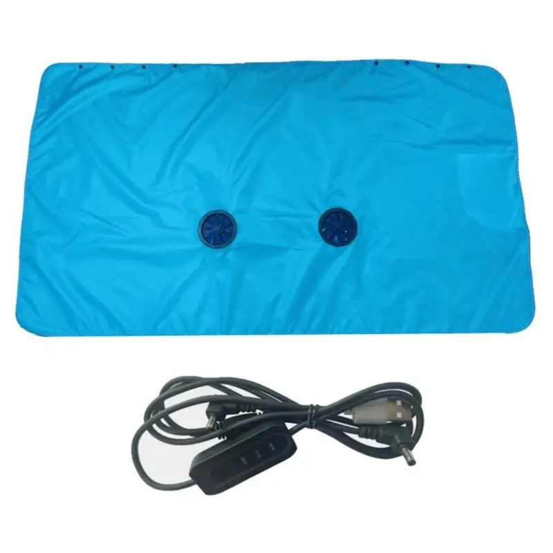 E8BD Coolings Blanket With 7.4V USB Fan Technology For Hot Weather