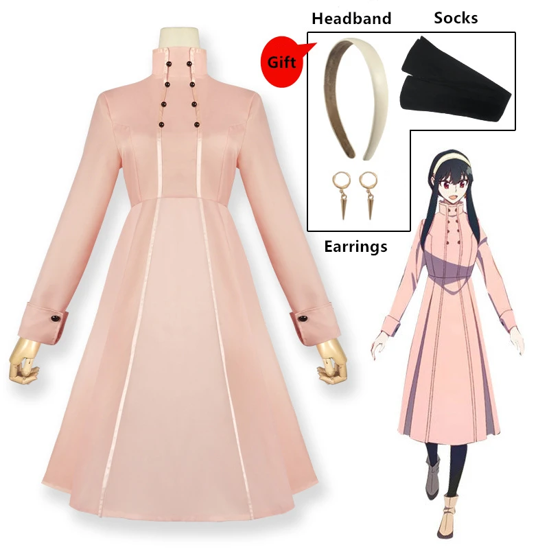 

Anime Spy X Family Yor Forger Cosplay Costumes Anime Costume Dress Sets Yor Briar Earring Women Clothes Party アーニャ おかあさん аниме