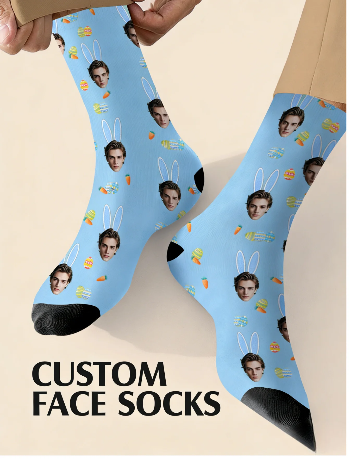 Custom Face Socks For Her Personalized Valentine Gift For Girlfriend Wife Couples Funny Photo Socks Anniversary Birthday