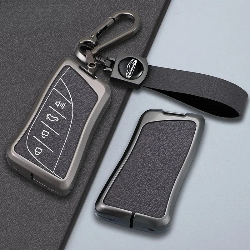 

3 4 Buttons Alloy Car Key Case Cover Fob Shell for Lexus UX ES UX200 UX250h ES200 ES300h ES350 US200 US260h Protector