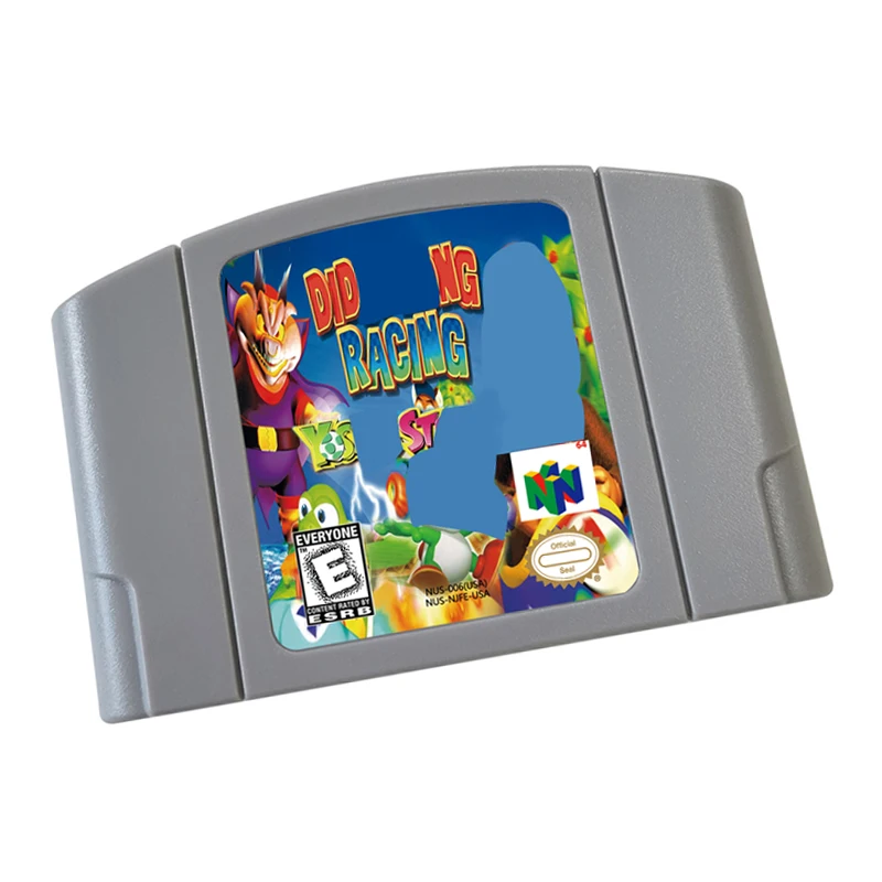 N64 games Cartridge- DKR-Yoshi-Race-Story-v04 _NTSC Version Retro Games reconstructed