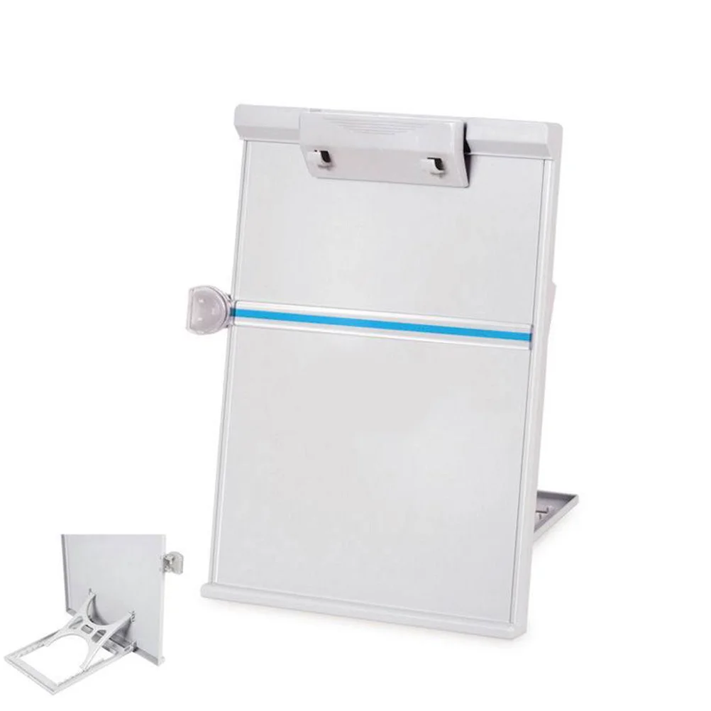 1Pcs ABS Adjustable Reading Rack Hands Free Book Holder for Music Paper Document Draft Writing Posture Correction