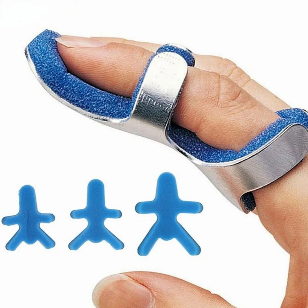 Medical Finger Splint Brace Frog Phalanx Posture Corrector Aluminium Toad Recovery Injury Fixation Belt Finger Protect Support