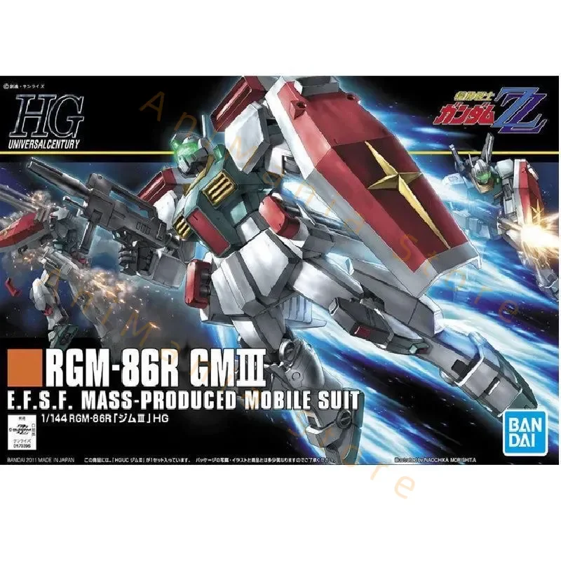 

[В наличии] Bandai HG HGUC 126 1/144 RGM-86R GM III GUNDAM Модель сборки действия