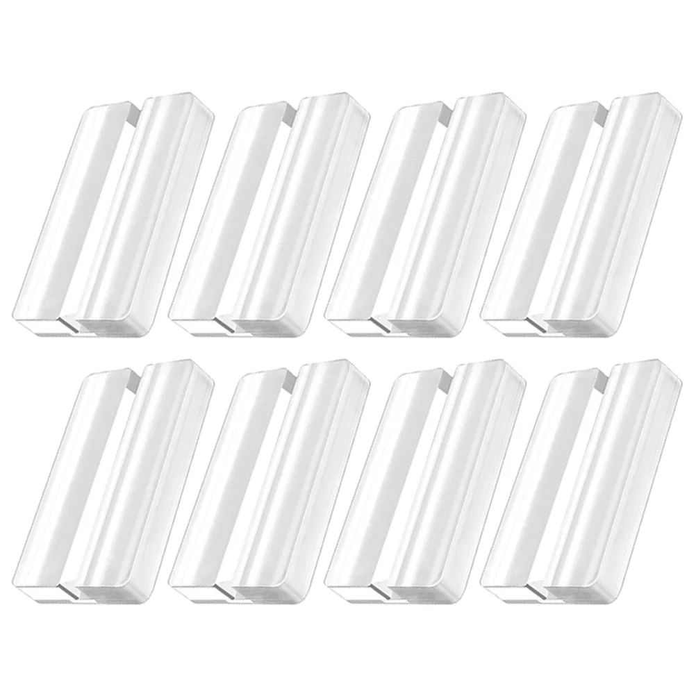 8pcs Clear Acrylic Card Holders Desktop Stands Multipurpose Transparent Sign For Wedding Table Numbers Office Display Reception
