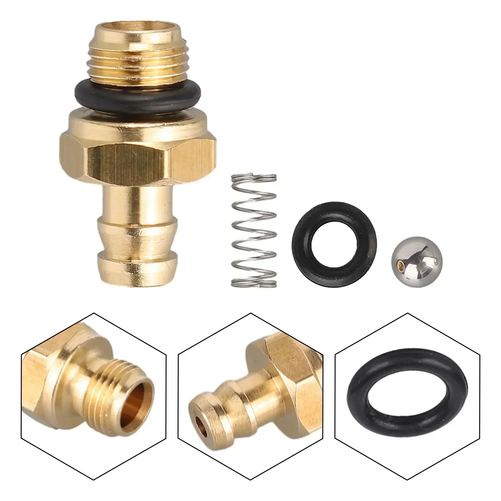 Pressure Washer Convenient Soap Injector for Pressure Washer Compatible with For 190593GS 190635GS 203640GS Pumps