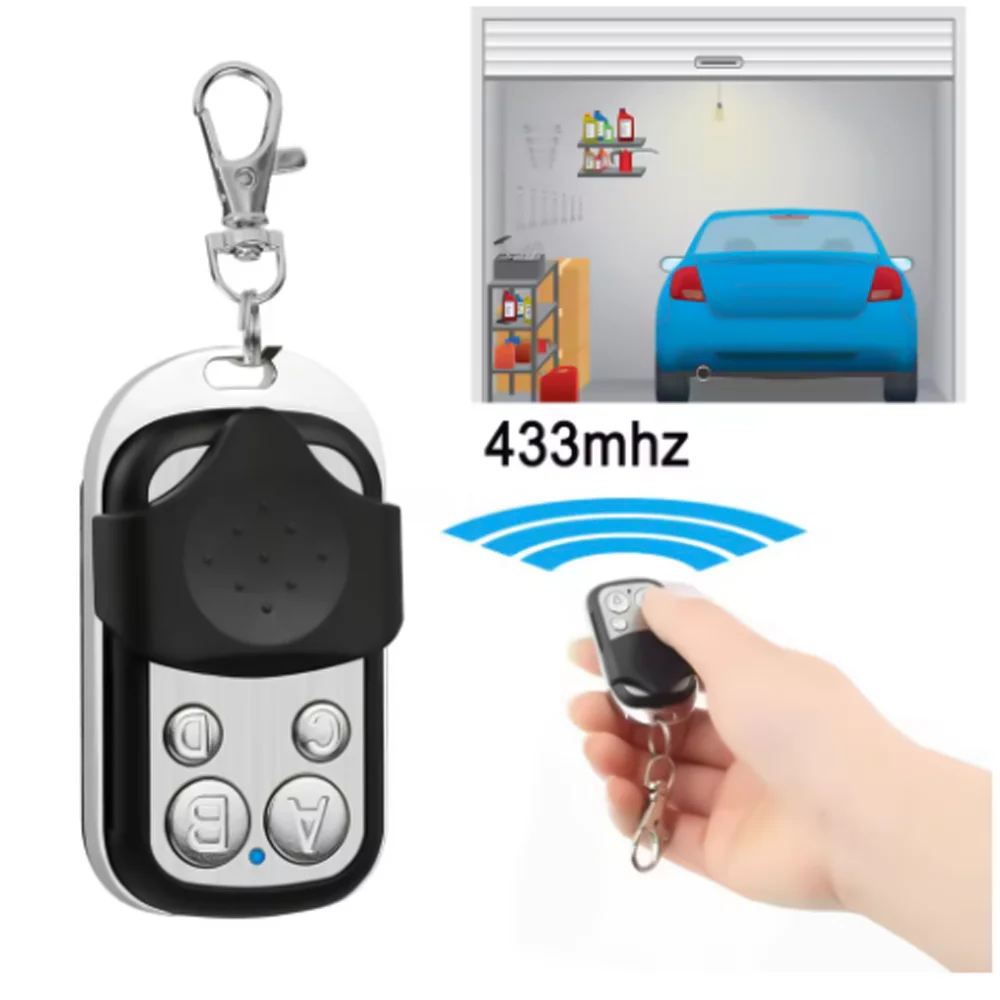 Abridor de Puerta de Garage Con Control Fernbedienung, 433 MHz, Duplikator de Control Fernbedienung, Klon, Musije, Mata Rodante, Llave D