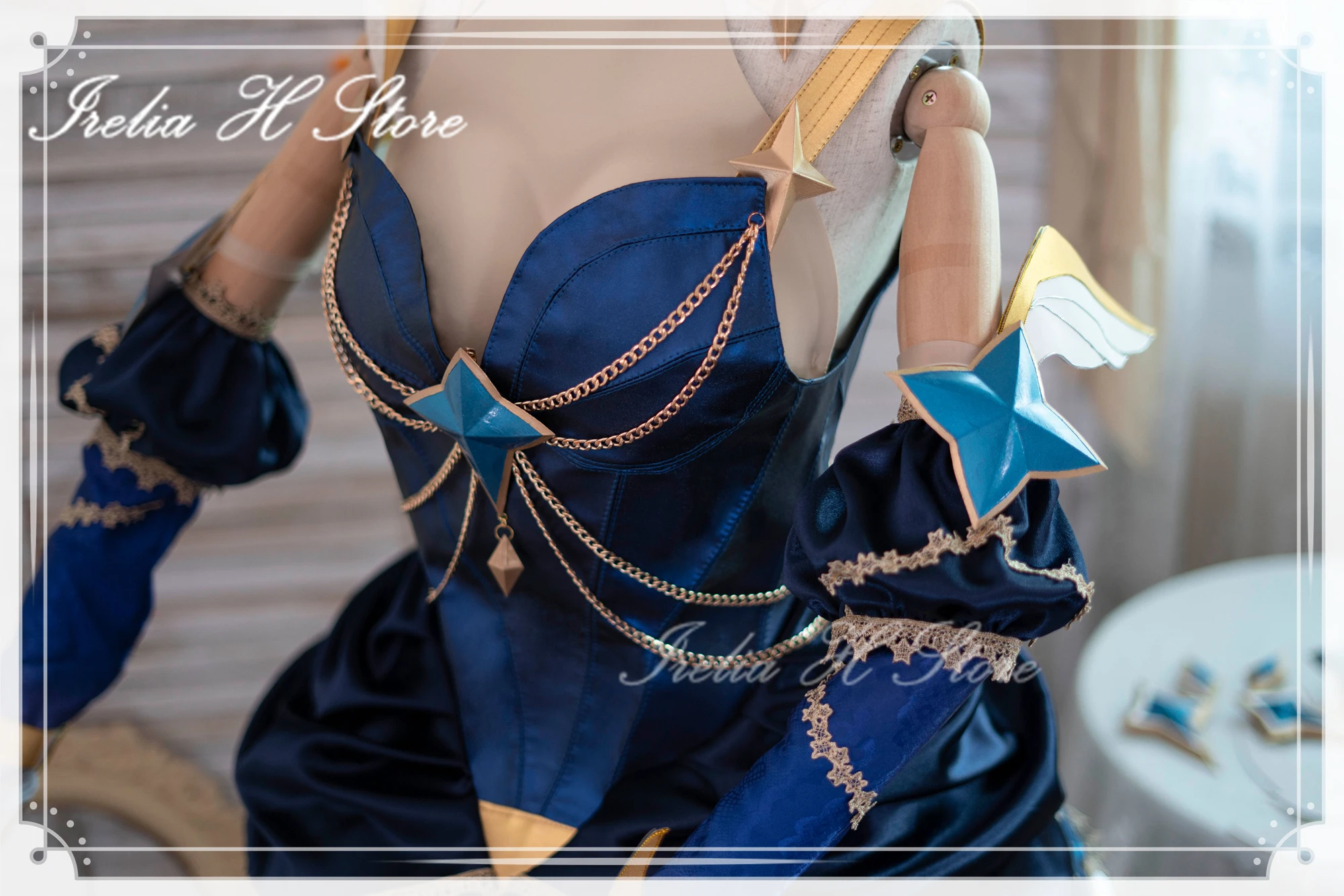 Irelia-Disfraz de Cosplay de la tienda H para mujer, vestido femenino de Halloween, LOL, Prestige, Syndra, tamaño personalizado, hecho